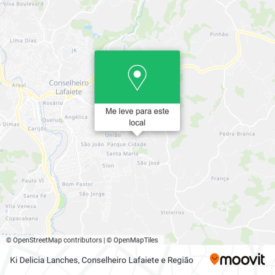 Ki Delicia Lanches mapa