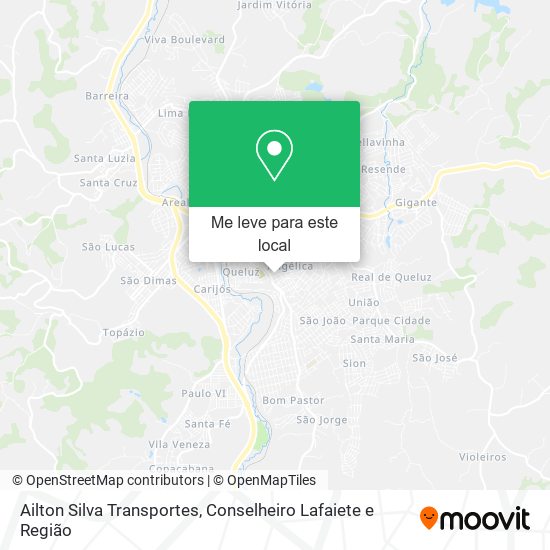 Ailton Silva Transportes mapa