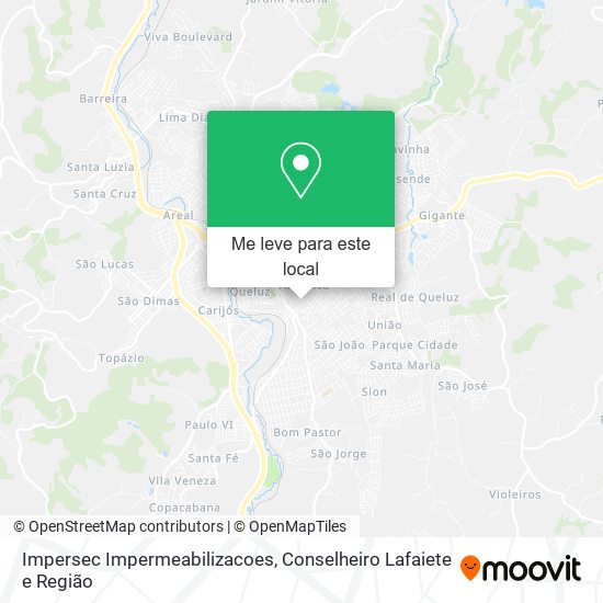 Impersec Impermeabilizacoes mapa