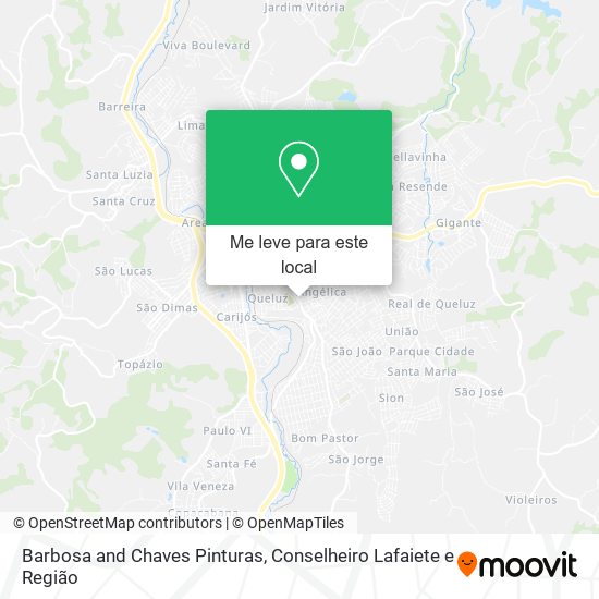 Barbosa and Chaves Pinturas mapa