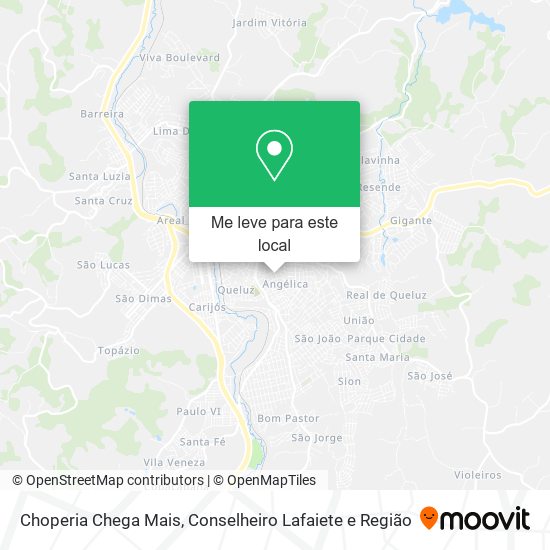 Choperia Chega Mais mapa