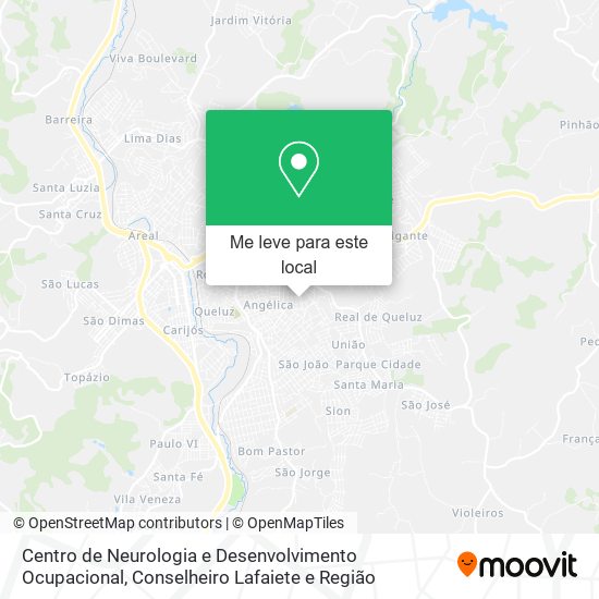 Centro de Neurologia e Desenvolvimento Ocupacional mapa