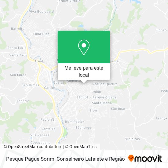Pesque Pague Sorim mapa