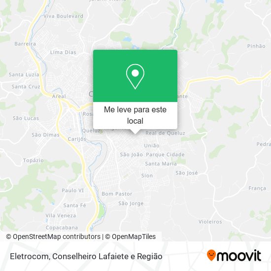 Eletrocom mapa