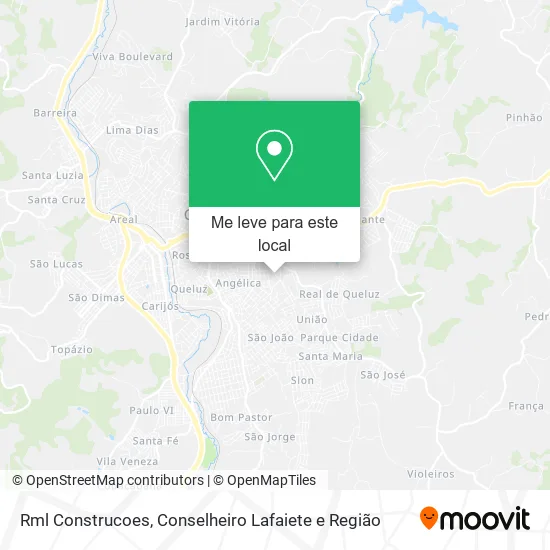 Rml Construcoes mapa