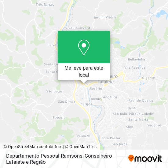 Departamento Pessoal-Ramsons mapa