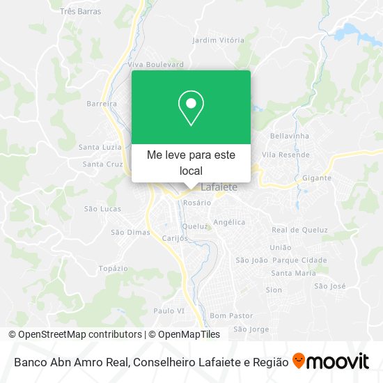 Banco Abn Amro Real mapa