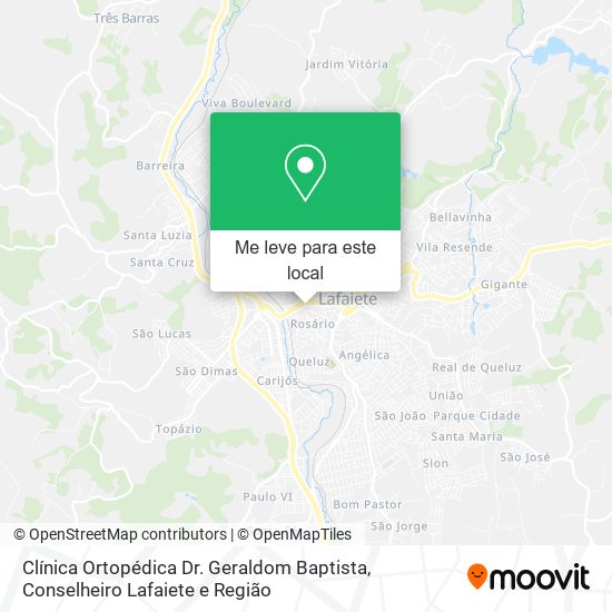 Clínica Ortopédica Dr. Geraldom Baptista mapa