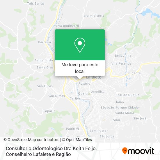 Consultorio Odontologico Dra Keith Feijo mapa