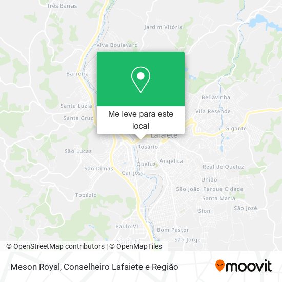 Meson Royal mapa