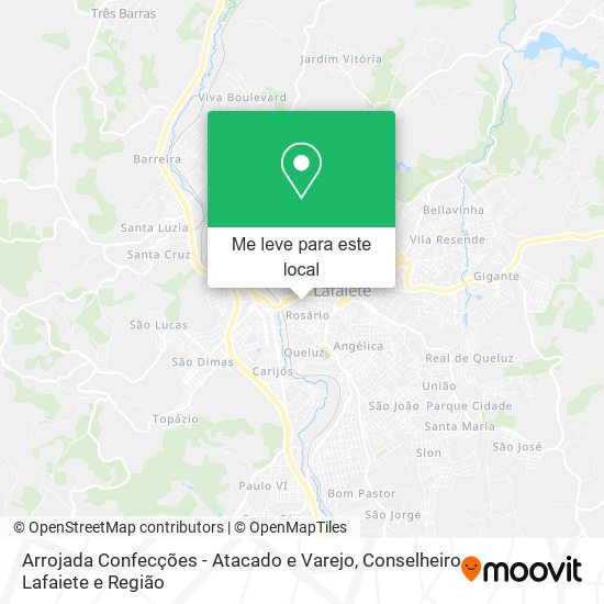 Arrojada Confecções - Atacado e Varejo mapa
