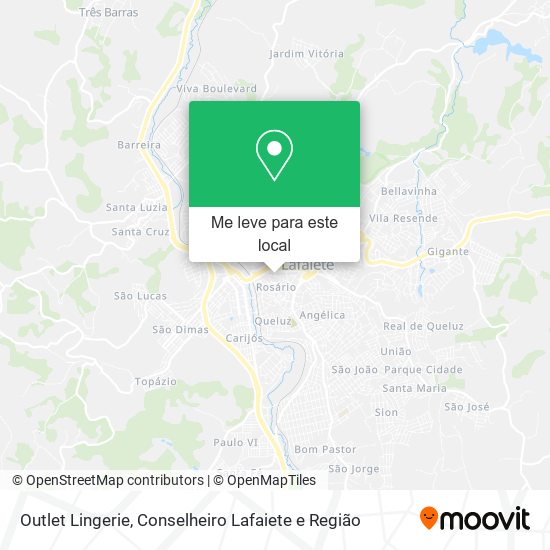 Outlet Lingerie mapa