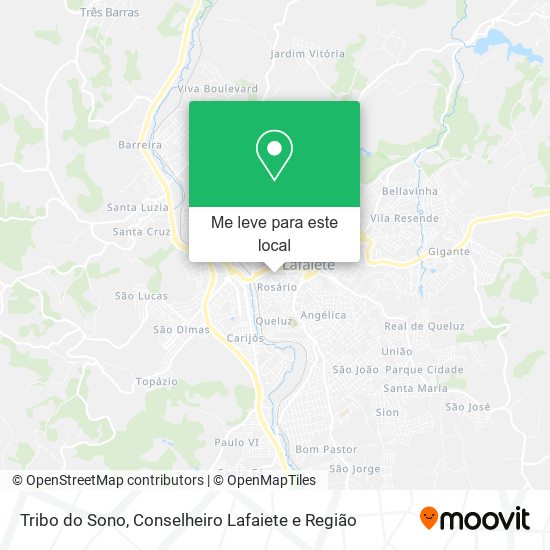 Tribo do Sono mapa