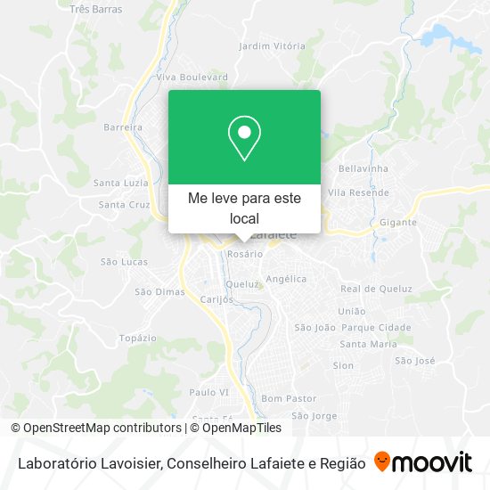 Laboratório Lavoisier mapa