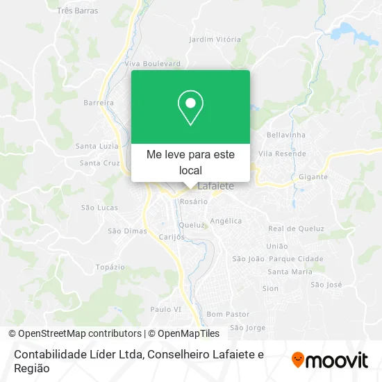 Contabilidade Líder Ltda mapa