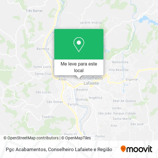 Pgc Acabamentos mapa