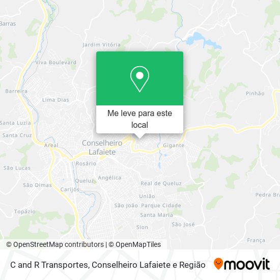 C and R Transportes mapa