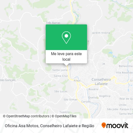 Oficina Asa Motos mapa