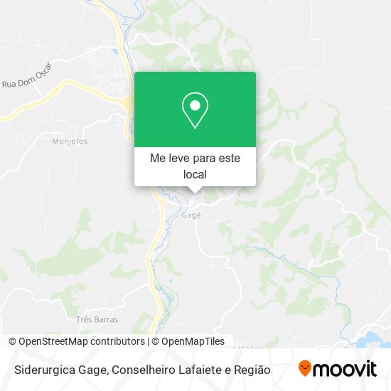 Siderurgica Gage mapa