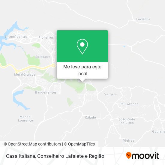 Casa Italiana mapa
