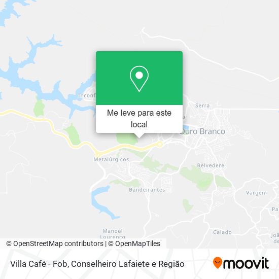 Villa Café - Fob mapa