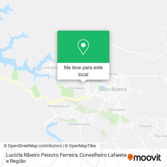 Lucíola Ribeiro Peixoto Ferreira mapa