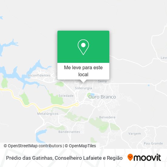 Prédio das Gatinhas mapa