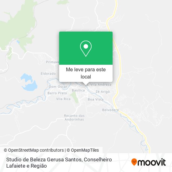 Studio de Beleza Gerusa Santos mapa