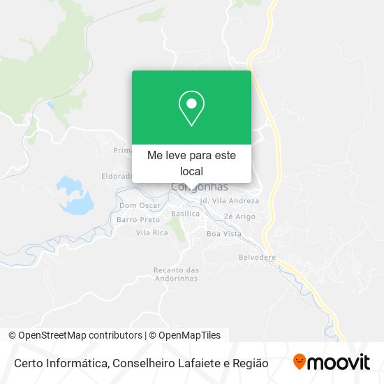 Certo Informática mapa