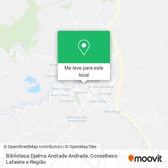 Biblioteca Djalma Andrade Andrade mapa