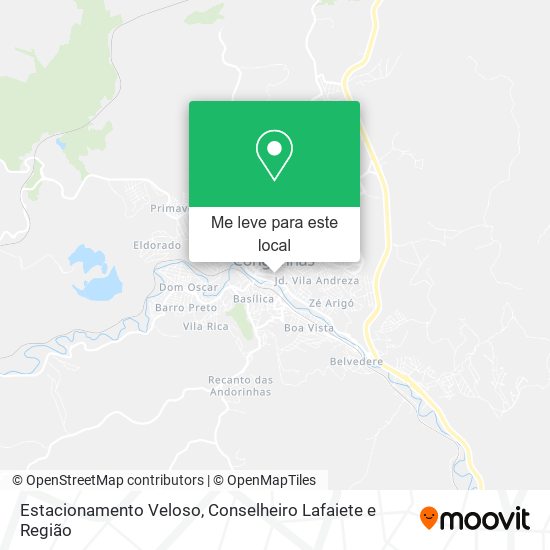 Estacionamento Veloso mapa