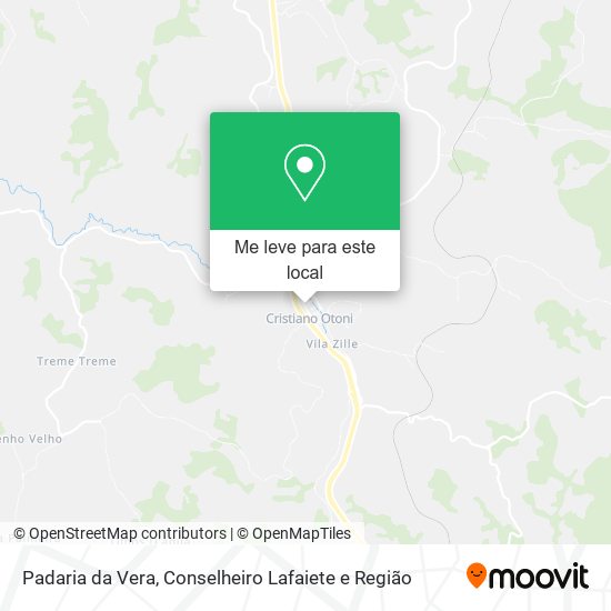 Padaria da Vera mapa