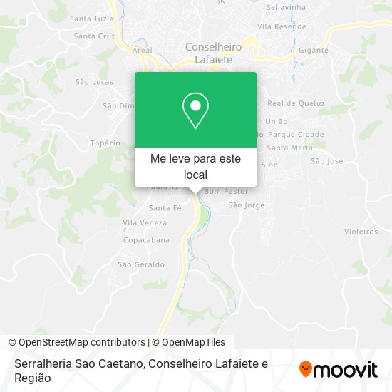 Serralheria Sao Caetano mapa