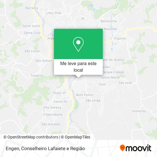 Engen mapa