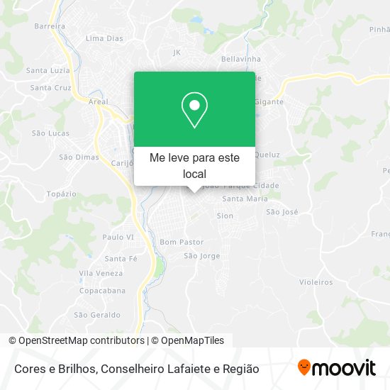 Cores e Brilhos mapa