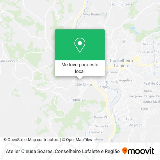 Atelier Cleusa Soares mapa