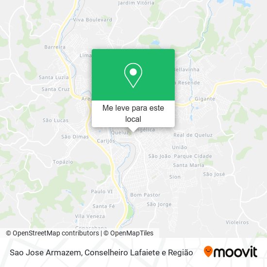 Sao Jose Armazem mapa