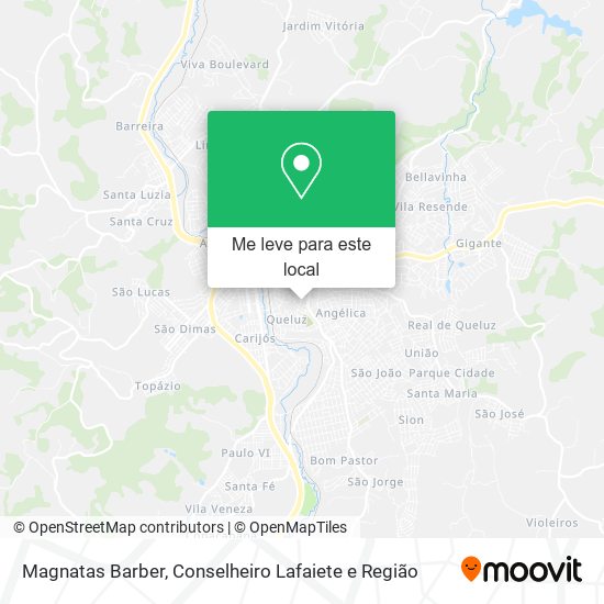 Magnatas Barber mapa