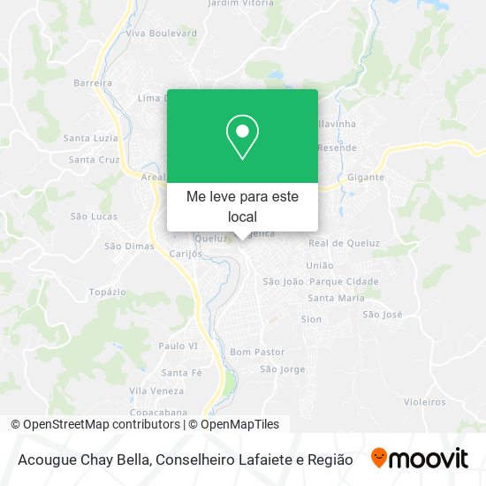 Acougue Chay Bella mapa