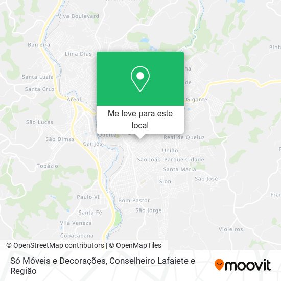 Só Móveis e Decorações mapa