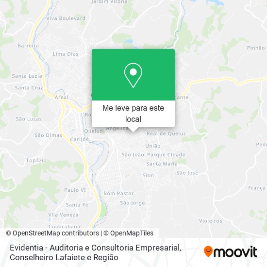 Evidentia - Auditoria e Consultoria Empresarial mapa