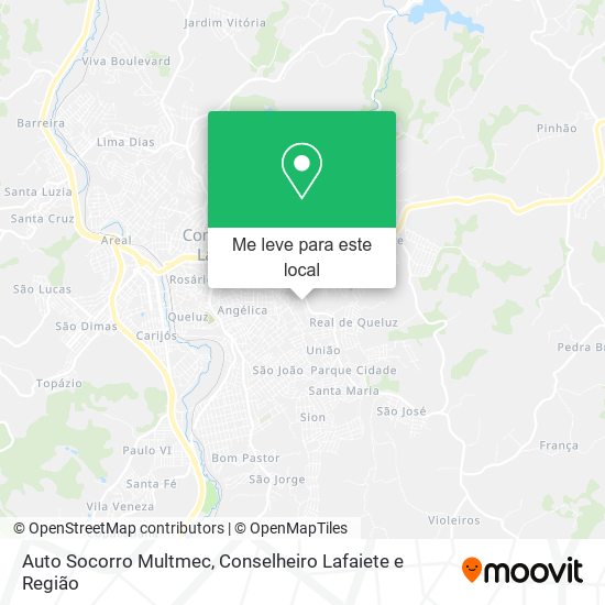 Auto Socorro Multmec mapa