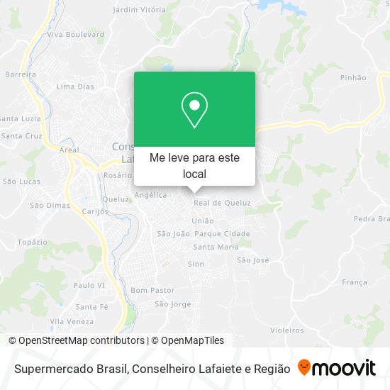 Supermercado Brasil mapa