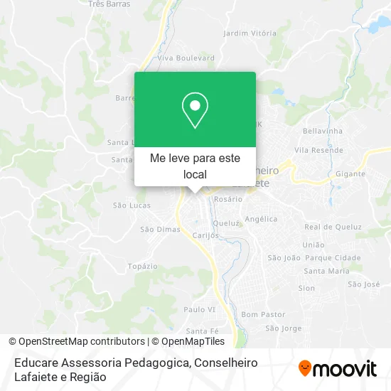 Educare Assessoria Pedagogica mapa