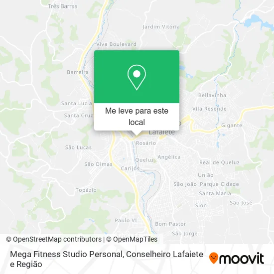 Mega Fitness Studio Personal mapa