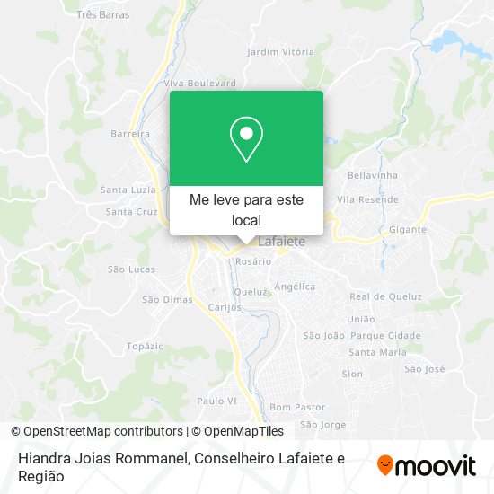 Hiandra Joias Rommanel mapa