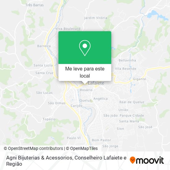 Agni Bijuterias & Acessorios mapa