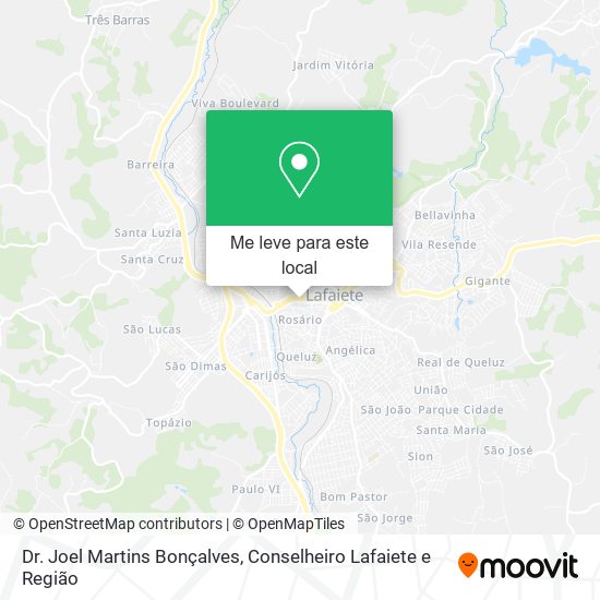 Dr. Joel Martins Bonçalves mapa