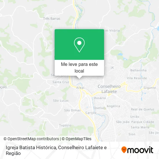 Igreja Batista Histórica mapa