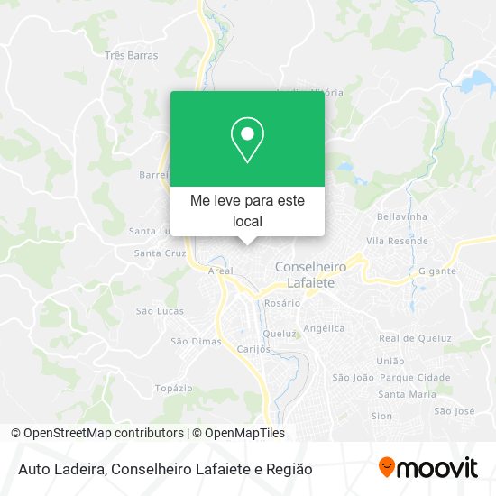 Auto Ladeira mapa